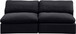 Comfy - Velvet Modular Armless Sofa 2 Seats