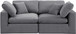 Comfy - Velvet Modular Sofa 2 Seats