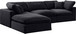 Comfy - 4 Piece Velvet Modular Sectional With Chaise
