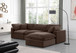 Comfy - 4 Piece Velvet Modular Sectional With Chaise