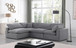 Comfy - 4 Piece Velvet Modular Armless Sectional
