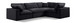 Comfy - 4 Piece Velvet Modular Sectional