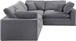 Comfy - 4 Piece Velvet Modular Sectional