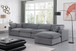 Comfy - 5 Piece Velvet Modular Sectional With Chaise