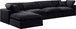 Comfy - 5 Piece Velvet Modular Sectional With Chaise