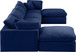 Comfy - 6 Piece Velvet Modular Double Chaise Sectional