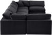 Comfy - 6 Piece Velvet Modular Armless Sectional