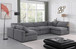 Comfy - 6 Piece Velvet Modular Armless Sectional