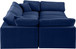 Comfy - 6 Piece Velvet Sectional