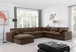 Comfy - 7 Piece Velvet Modular Sectional With Chaise