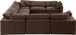 Comfy - 8 Piece Velvet Modular Sectional