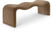 Willow - Faux Leather Bench - Brown