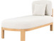 Maybourne - Chaise / Bench With Natural Frame