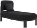 Maybourne - Chaise / Bench With Black Frame