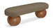 Bowie - Bench - Dark Brown Legs