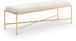 Valley - Bench With Gold Frame