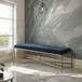 Valley - Bench With Gold Frame