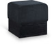Havre - Ottoman / Stool With Black Base