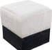 Havre - Ottoman / Stool With Black Base