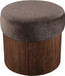 Nimes - Ottoman / Stool With Brown Base