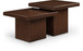 Spencer - 18" Oak Veneer 2 Piece Coffee Table