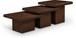 Spencer - Oak Veneer 3 Piece Coffee Tabl