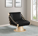 Millwin - Swivel Accent Chair With Natural Base