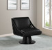 Millwin - Swivel Accent Chair With Black Base