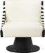 Millwin - Swivel Accent Chair With Black Base