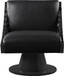 Millwin - Swivel Accent Chair With Black Base
