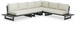 Maldives - 4 Piece Water Resistant Outdoor Patio Modular Sectional With Gray Base