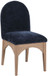 Waldorf - Chenille Dining Side Chair With Natural Legs