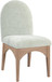 Waldorf - Chenille Dining Side Chair With Natural Legs
