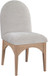 Waldorf - Chenille Dining Side Chair With Natural Legs