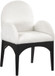 Waldorf - Chenille Dining Arm Chair With Black Legs