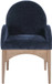 Waldorf - Chenille Dining Arm Chair With Natural Legs