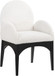 Waldorf - Boucle Dining Arm Chair With Black Legs