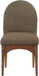Waldorf - Boucle Dining Side Chair With Brown Legs