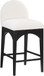 Waldorf - Boucle Stool With Black Legs