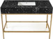 Marmo - Engineered Marble Bathroom Vanity With Gold Base