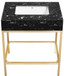 Marmo - Engineered Marble Bathroom Vanity With Gold Base