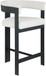 Romeo - Boucle Counter Stool With Black Base (Set of 2)