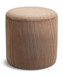 Roy - Round Microsuede Ottoman / Stool