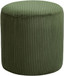 Roy - Round Microsuede Ottoman / Stool