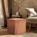 Roy - Microsuede Ottoman / Stool