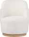 Clarita - Chenille Swivel Accent Chair