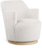 Clarita - Boucle Swivel Accent Chair