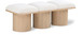 Pavilion - 3 Piece Modular Bench With Natural Base