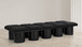 Pavilion - 10 Piece Modular Bench With Black Base