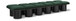 Pavilion - 12 Piece Modular Bench With Black Base